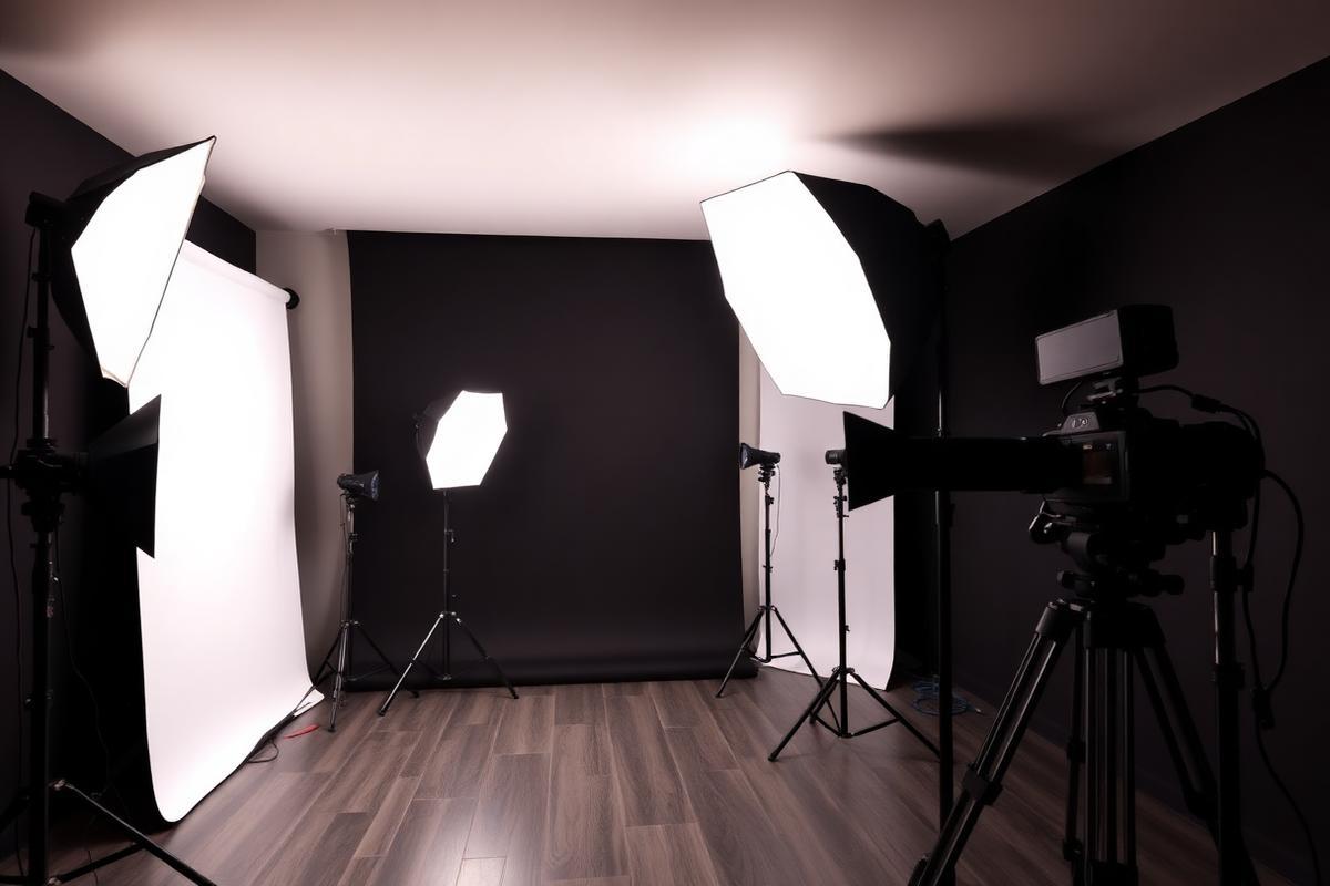 Intérieur du studio photo Mika Pollet